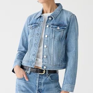 J Crew jean jacket classic denim like new! Size small EUC